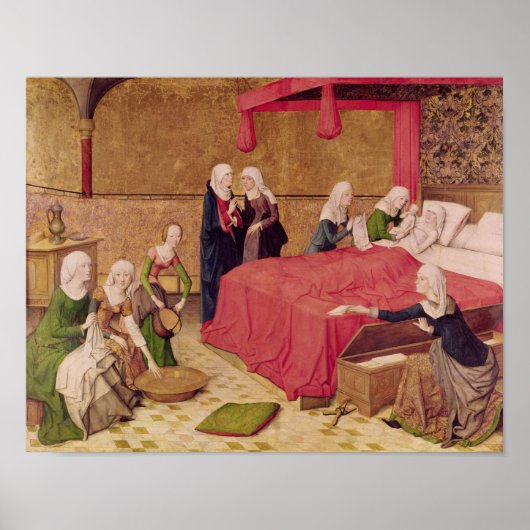 De geboorte van de Maagd Poster (Voorkant)