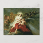 De geboorte van de Melkweg, 1668 Briefkaart (Voorkant)