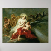 De geboorte van de Melkweg, 1668 Poster (Voorkant)