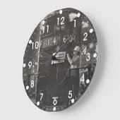 De geboorte van de muur van de Penn Central Railro Grote Klok (Hoek)