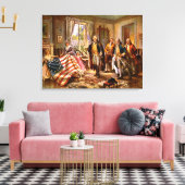 "De geboorte van de oude glorie" - Circa 1917 Canvas Afdruk (Insitu (Woonkamer))