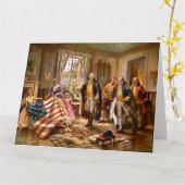 De geboorte van de oude glorie - Circa 1917 Kaart (Gele Bloem)