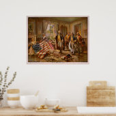 De geboorte van de oude glorie door Percy Moran Poster (Keuken)