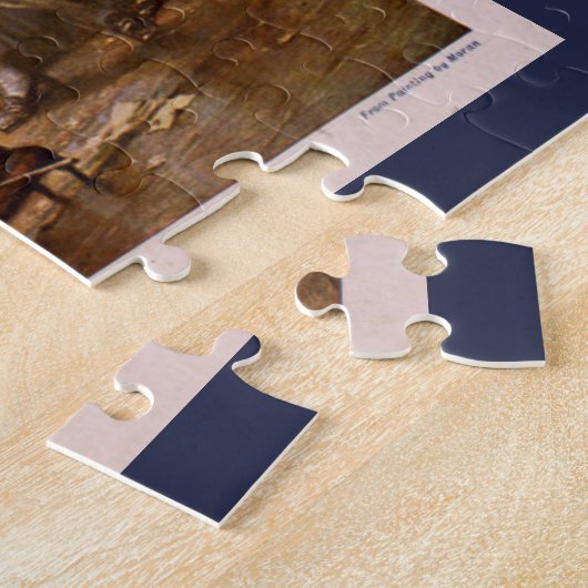 De geboorte van de oude glorie legpuzzel (Zijkant)