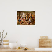 "De geboorte van de oude glorie" Poster (Keuken)