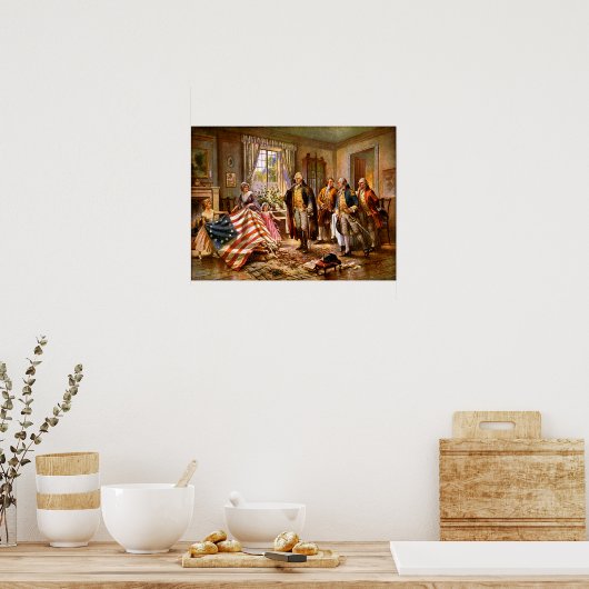 "De geboorte van de oude glorie" Poster (Keuken)