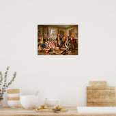 "De geboorte van de oude glorie" Poster (Keuken)