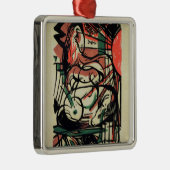 De geboorte van de paarden, 1913 metalen ornament (Rechts)