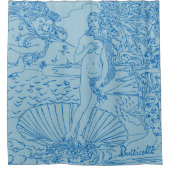 De geboorte van de Venus Sandro Botticelli Blue-li Douchegordijn (Voorkant)