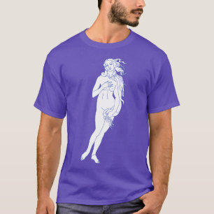 De geboorte van de Venus Sandro Botticelli Blue Li T-shirt