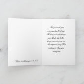 De geboorte van de Zoon van gelukwensen Kaart (Binnen)