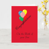 De geboorte van de Zoon van gelukwensen Kaart (Gele Bloem)