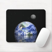 De geboorte van Earth Mousepad Muismat (Met muis)