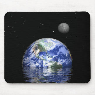 De geboorte van Earth Mousepad Muismat