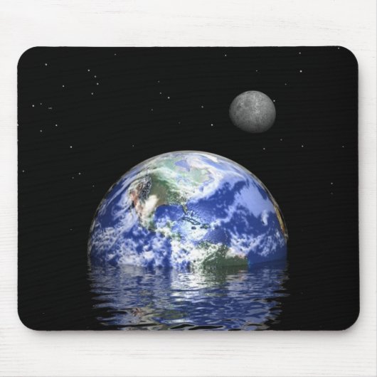 De geboorte van Earth Mousepad Muismat (Voorkant)