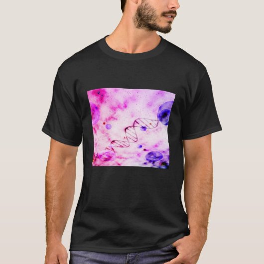 De geboorte van een DNA molecuul T-shirt (Voorkant)