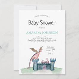 De geboorte van een kleine draak kaart