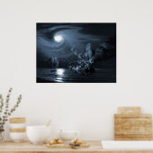 De geboorte van een legende poster (Keuken)