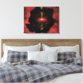 De geboorte van een ster canvas afdruk (Insitu (Slaapkamer))