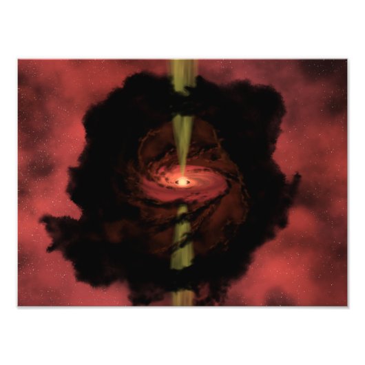 De geboorte van een ster foto afdruk (Voorkant)