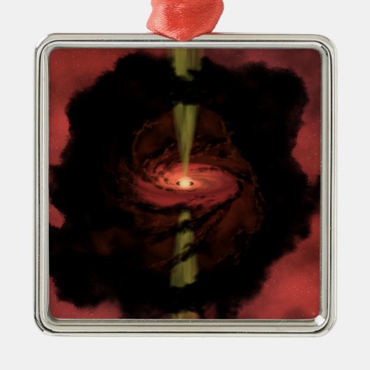 De geboorte van een ster metalen ornament (Voorkant)