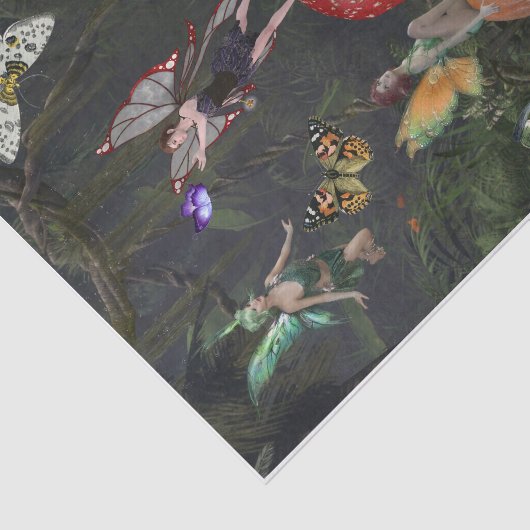 De geboorte van een vlinder tissuepapier (Detail)