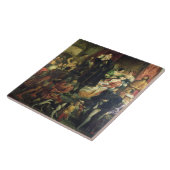 De geboorte van Henri IV (1553-1610) bij het kaste Tegeltje (Zijkant)