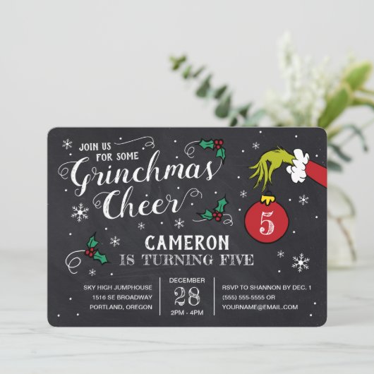 De geboorte van het grinkbord (Staand voorkant)