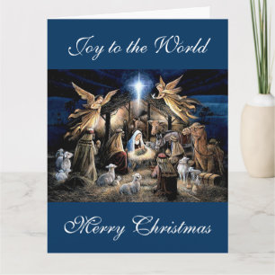 De geboorte van het kindje Jezus kerstgroeten Kaart