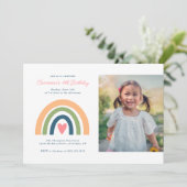 De geboorte van het meisje met de kleurrijke regen kaart (Staand voorkant)