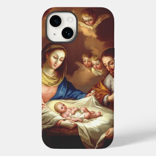 De geboorte van Jezus Christus Case-Mate iPhone Case (Achterkant)