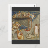 De Geboorte van Jezus Christus door Giotto Briefkaart (Voorkant / Achterkant)