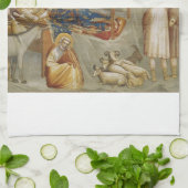 De Geboorte van Jezus Christus door Giotto Theedoek (Gevouwen)