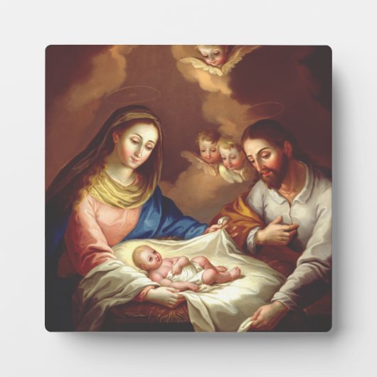 De geboorte van Jezus Christus Fotoplaat (Voorkant)