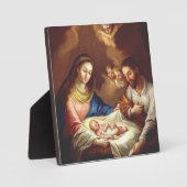 De geboorte van Jezus Christus Fotoplaat (Voorkant)