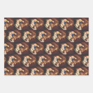 De geboorte van Jezus Christus Inpakpapier Vel