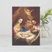 De geboorte van Jezus Christus Kaart (Staand voorkant)