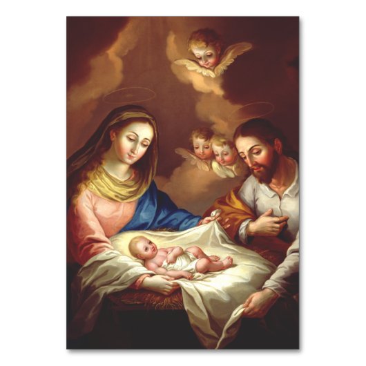 De geboorte van Jezus Christus Kaart (Voorkant)