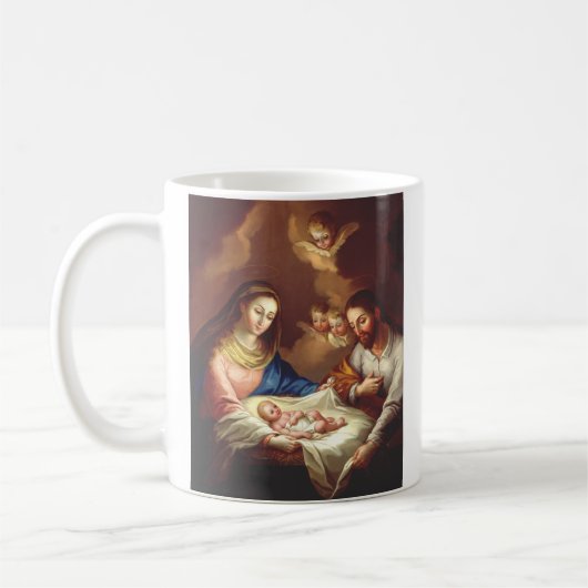 De geboorte van Jezus Christus Koffiemok (Links)