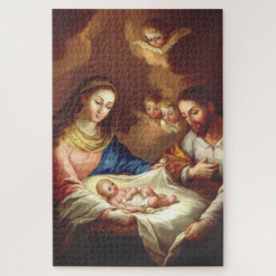 De geboorte van Jezus Christus Legpuzzel