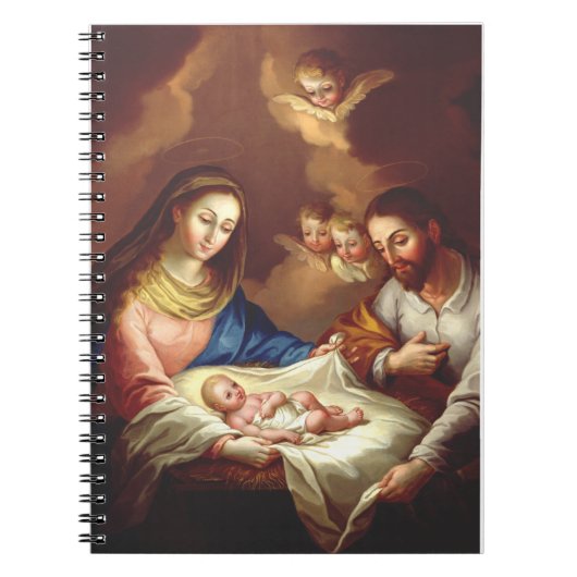 De geboorte van Jezus Christus Notitieboek (Voorkant)