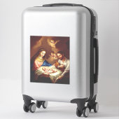 De geboorte van Jezus Christus Sticker (Koffer)
