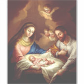 De geboorte van Jezus Christus Sticker (Voorkant)