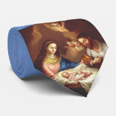 De geboorte van Jezus Christus Stropdas (Opgerold)