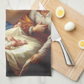 De geboorte van Jezus Christus Theedoek (Quarter Fold)