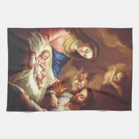 De geboorte van Jezus Christus Theedoek (Horizontaal)
