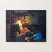 De geboorte van Jezus door Carl Bloch Legpuzzel (Horizontaal)