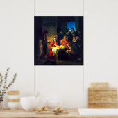 De geboorte van Jezus door Carl Bloch Poster (Keuken)