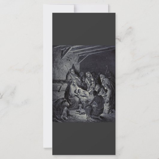 De Geboorte van Jezus door Gustave Doré Premium Vi (Voorkant)