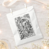 De geboorte van Jezus (door Martin Schongauer) Bedankzakje (Geknipt)